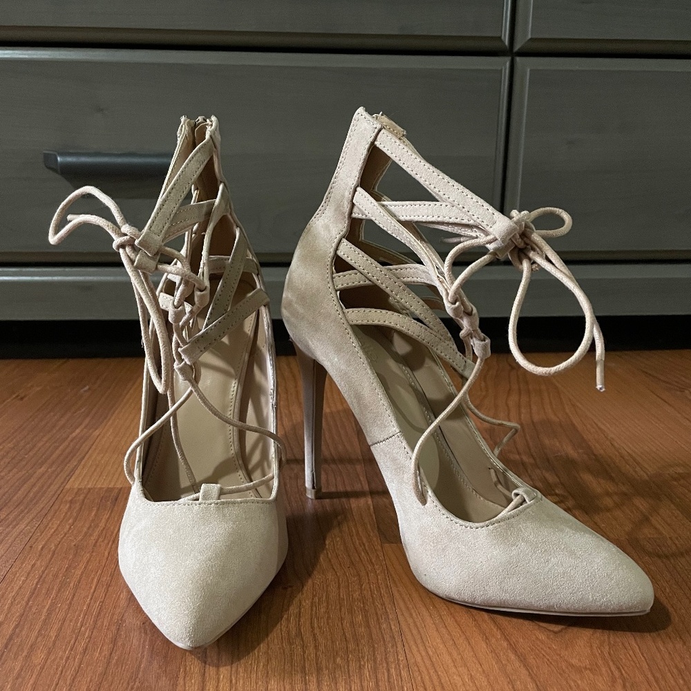 High heel shoes
